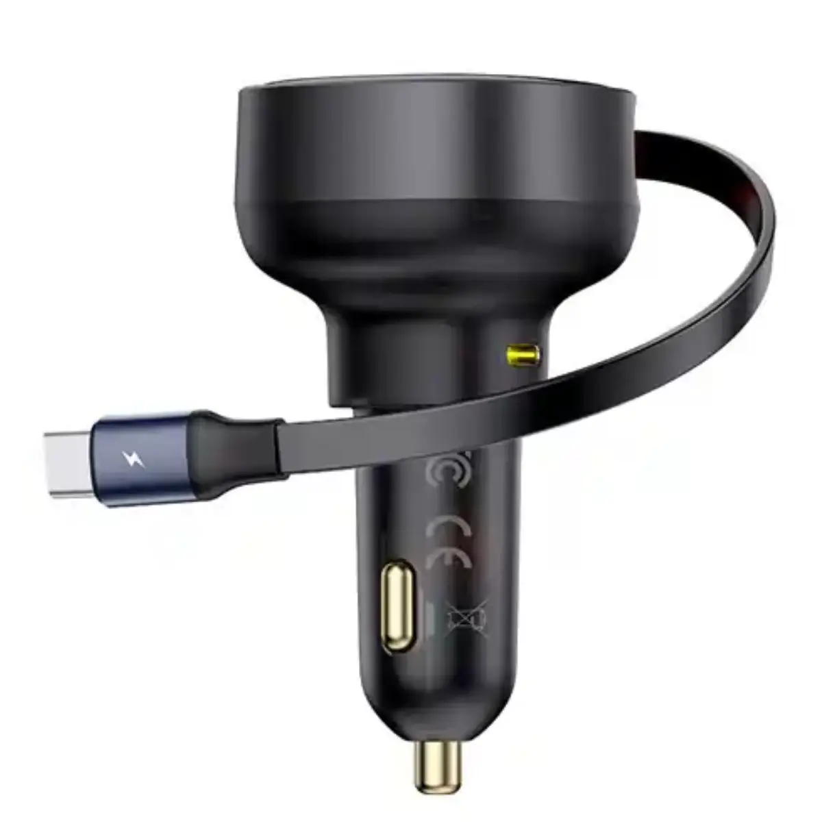 Baseus Enjoyment Pro Car Charger C+Retractable Type-C Cable 60W - image 1 of 1