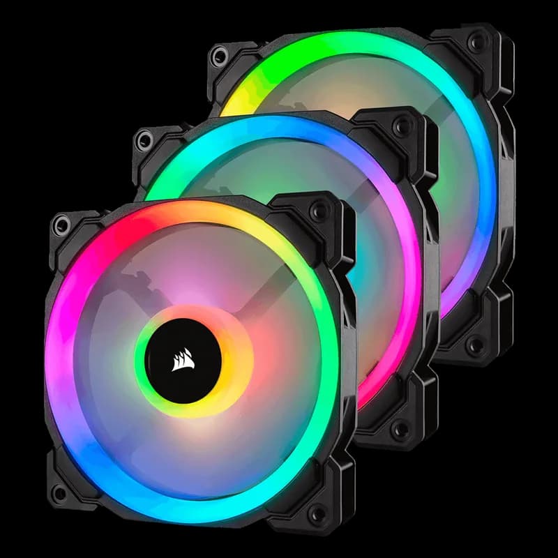 Corsair LL120 RGB 120mm Dual Light Loop RGB LED PWM Fan - image 1 of 1