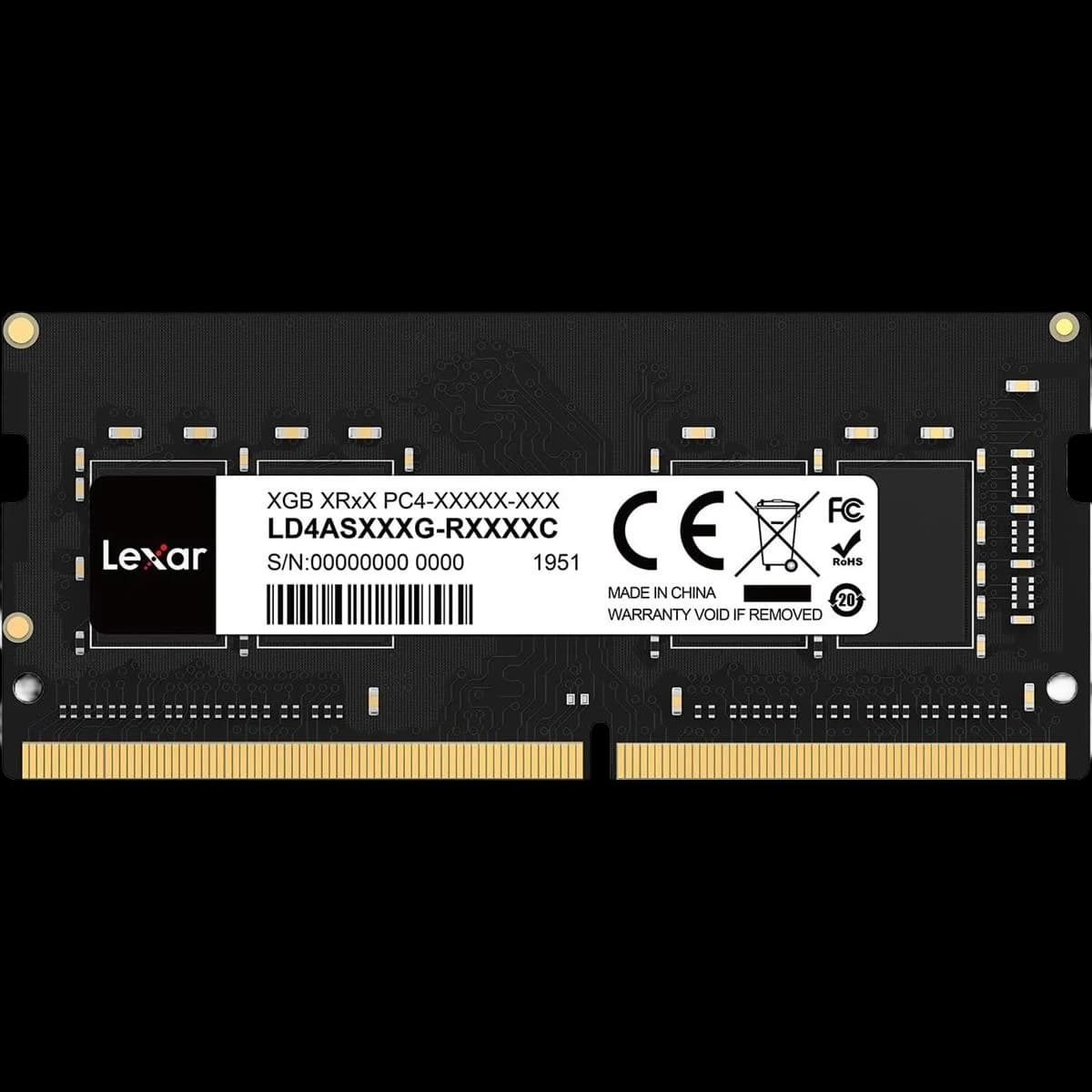 Lexar 16GB DDR4 3200MHz C22 SODIMM Laptop Memory - image 1 of 1