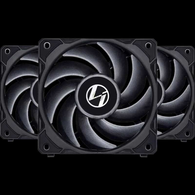 Lian Li Uni Fan P28 120mm PWM Triple Fans Set - Black - image 1 of 1