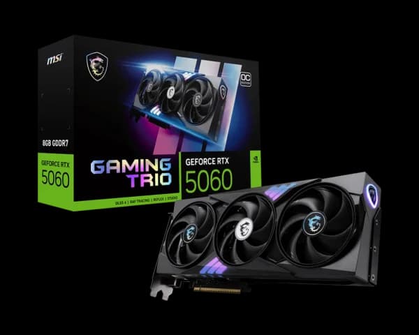 MSI GeForce RTX 5060 8G GAMING TRIO OC Graphic Card - image 1 of 1