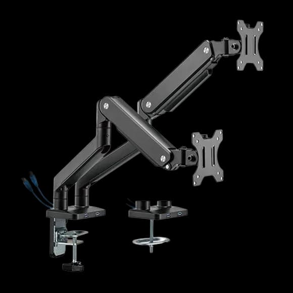 MXG BMA-24U Aluminum Spring-Assisted Dual Monitor Arm - image 1 of 1