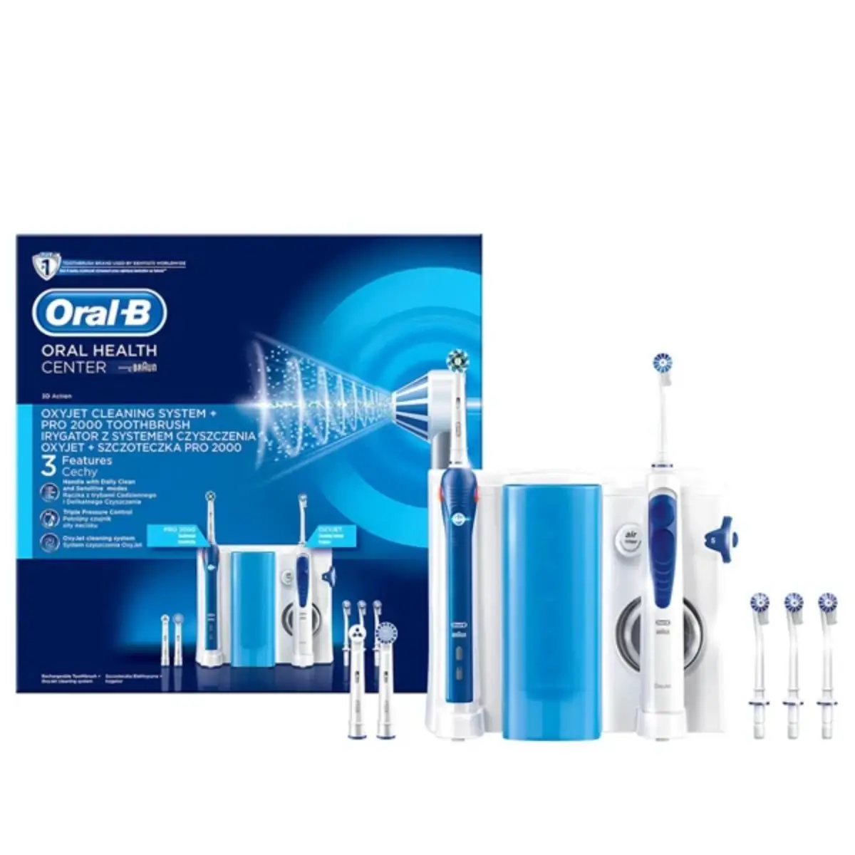 Oral-B Dental Center OC501.535.2 Oxyjet Pro 2000 Electric Toothbrush - image 1 of 1
