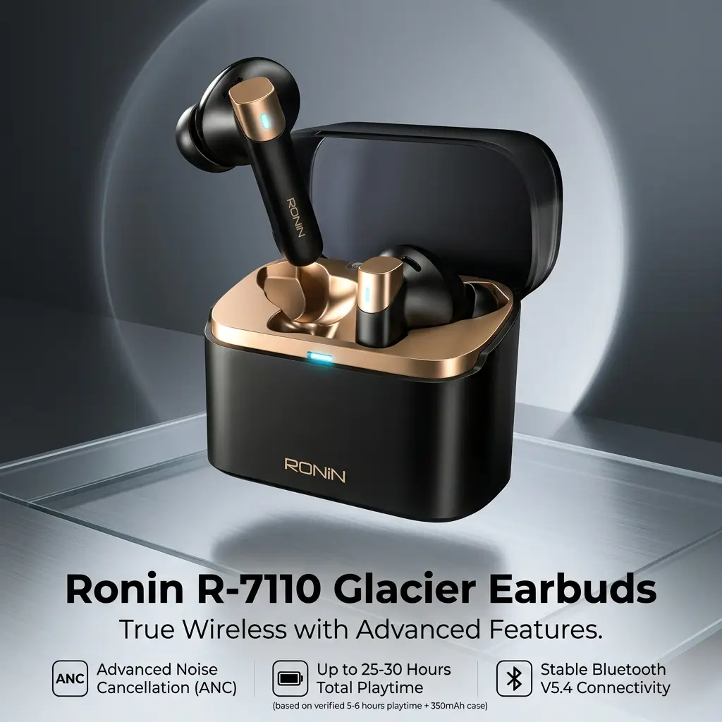 Ronin R-7110 Glacier Earbuds - image 1 of 1
