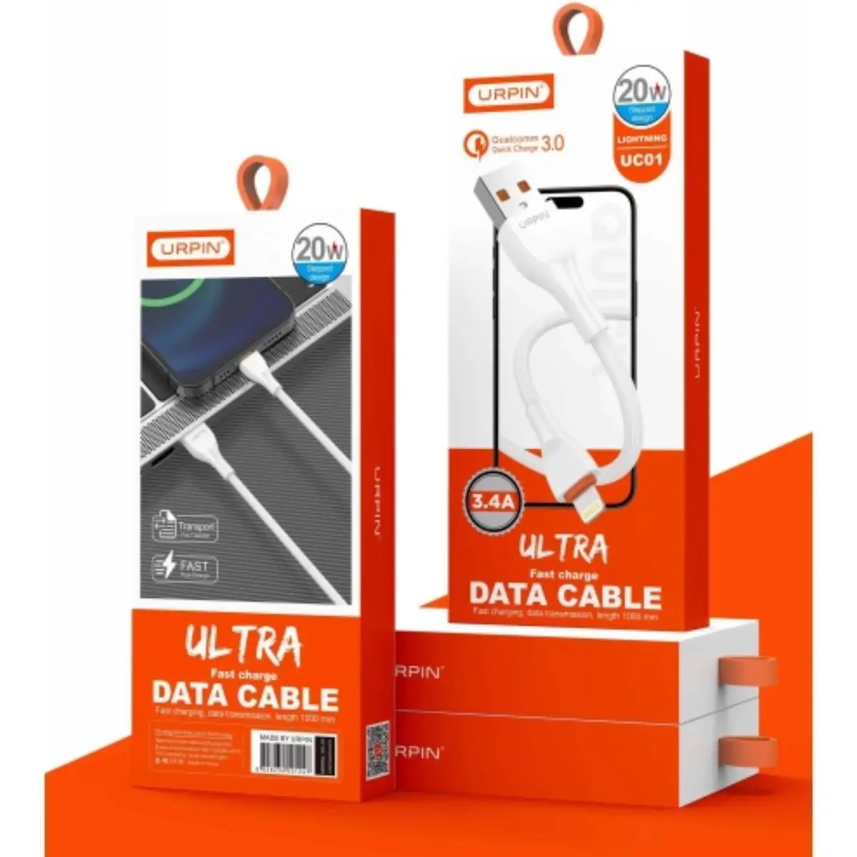 Urpin UC01 Lightning 20W Fast Charging Cable - image 1 of 1