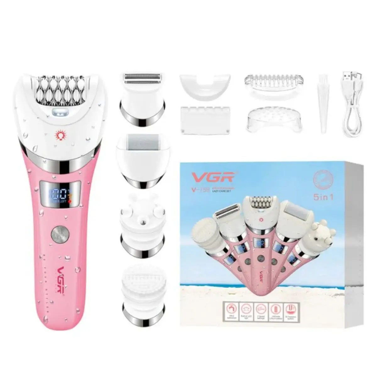 VGR V-759 5-in-1 Professional Lady Care Kit - image 1 of 1
