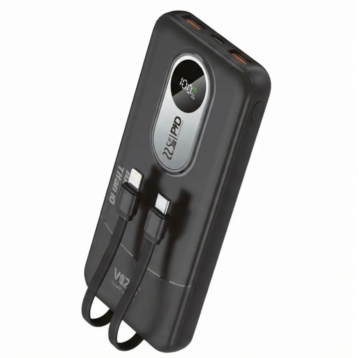 Vizo Titan 10 VPB-T10 10000mAh 22.5W Fast Charging Power Bank with Built-In Cables - image 1 of 1
